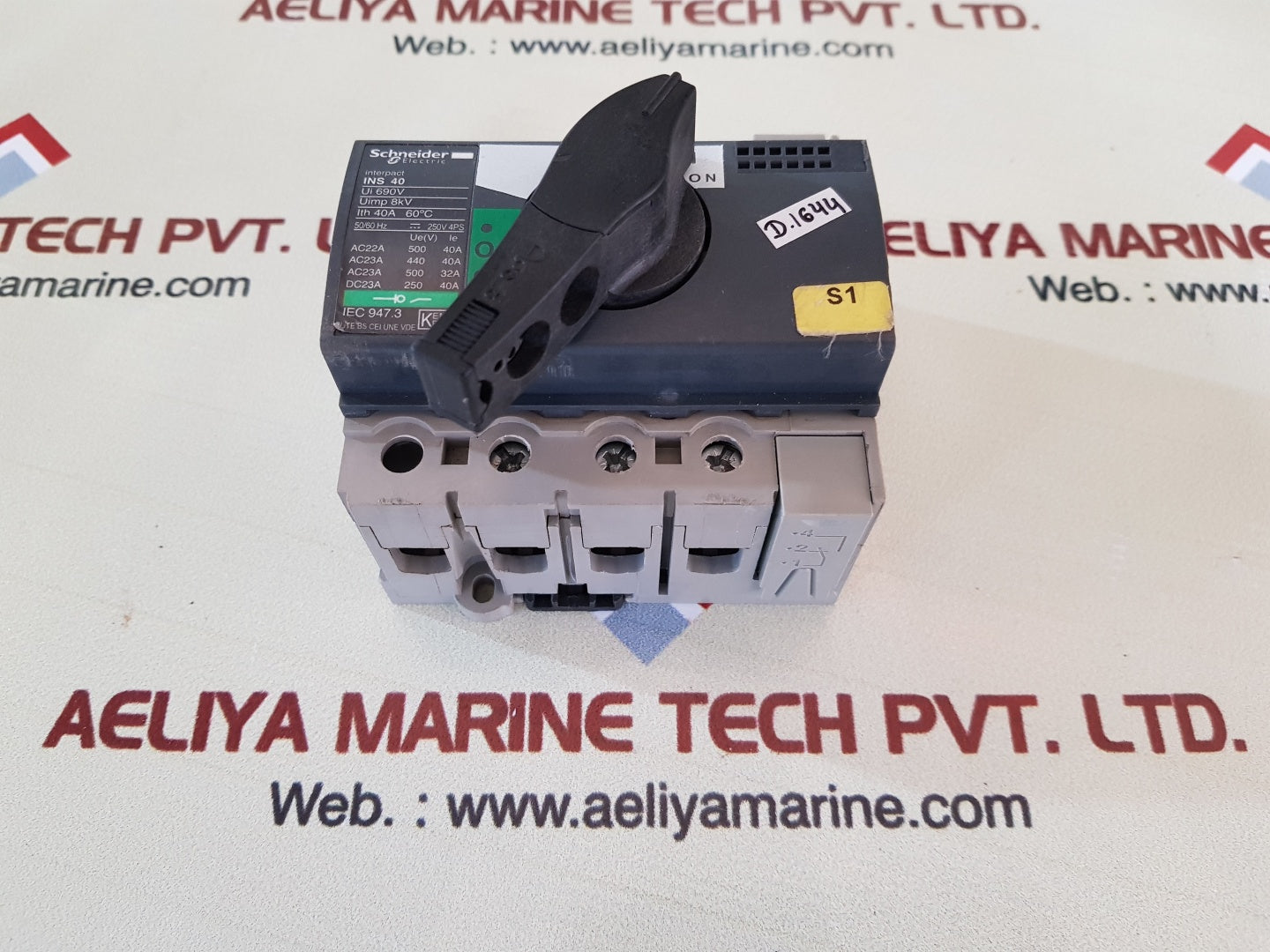 Merlin Gerin Schneider electric ins 40 switch-disconnector interact