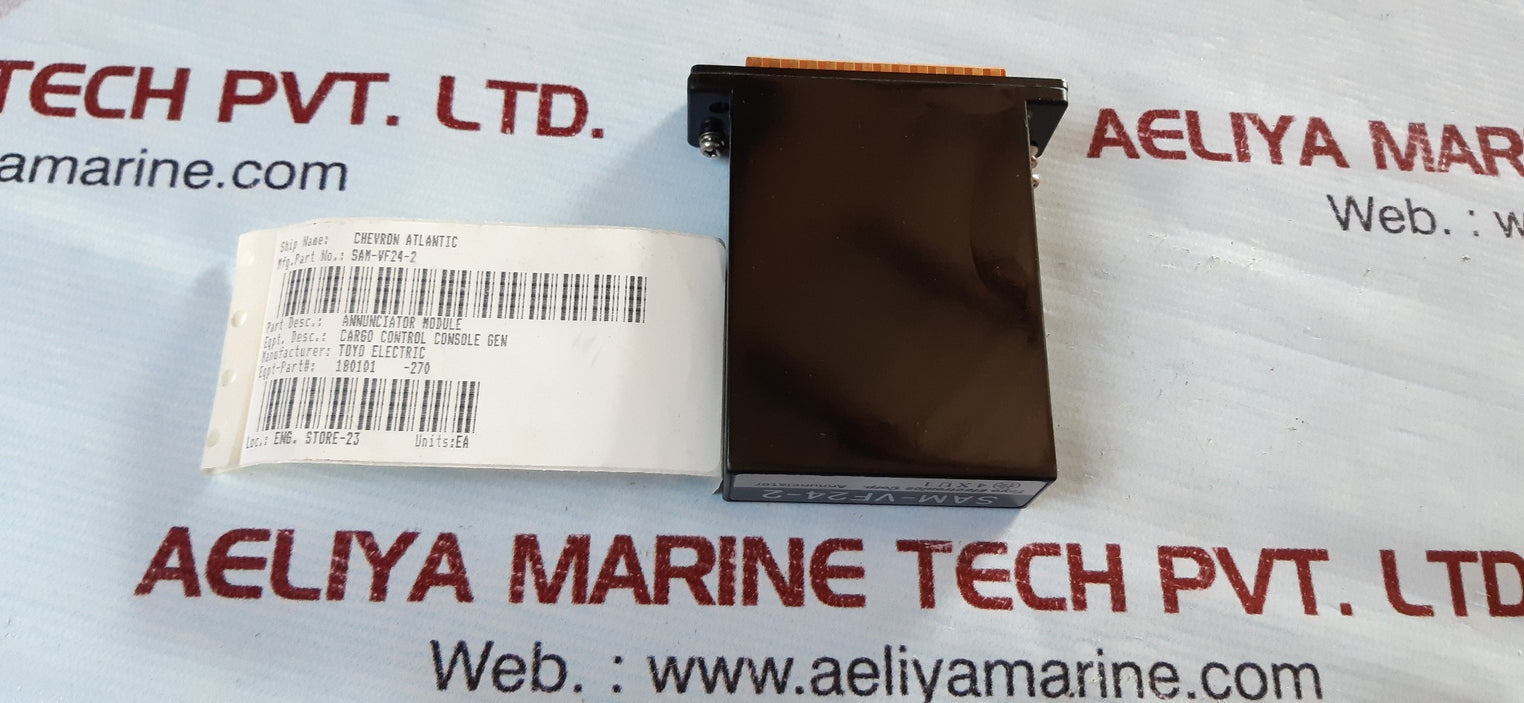 Toyo electronics sam-vf24-2 annunciator module