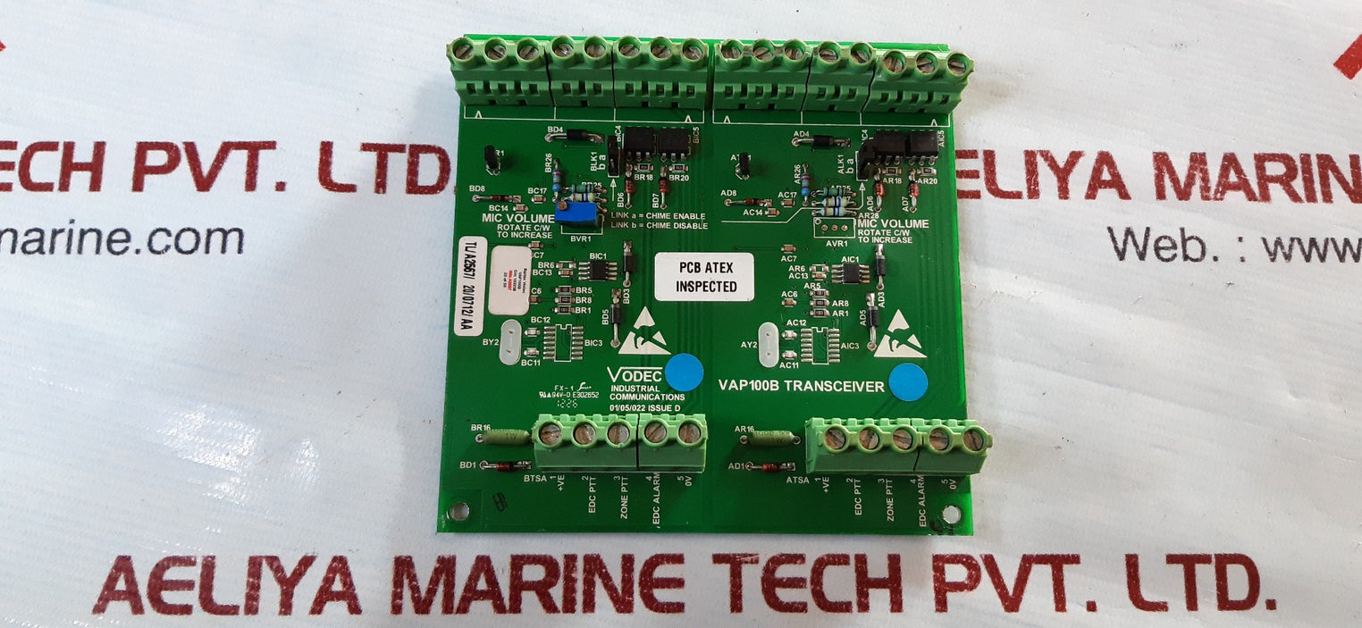 Vodec vap100b transceiver board