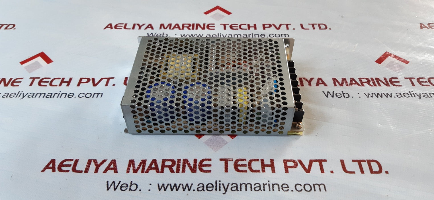 Mean well rs-100-12 power supply in. 100/240v 2.5a 50/60hz out. 12v 8.5a