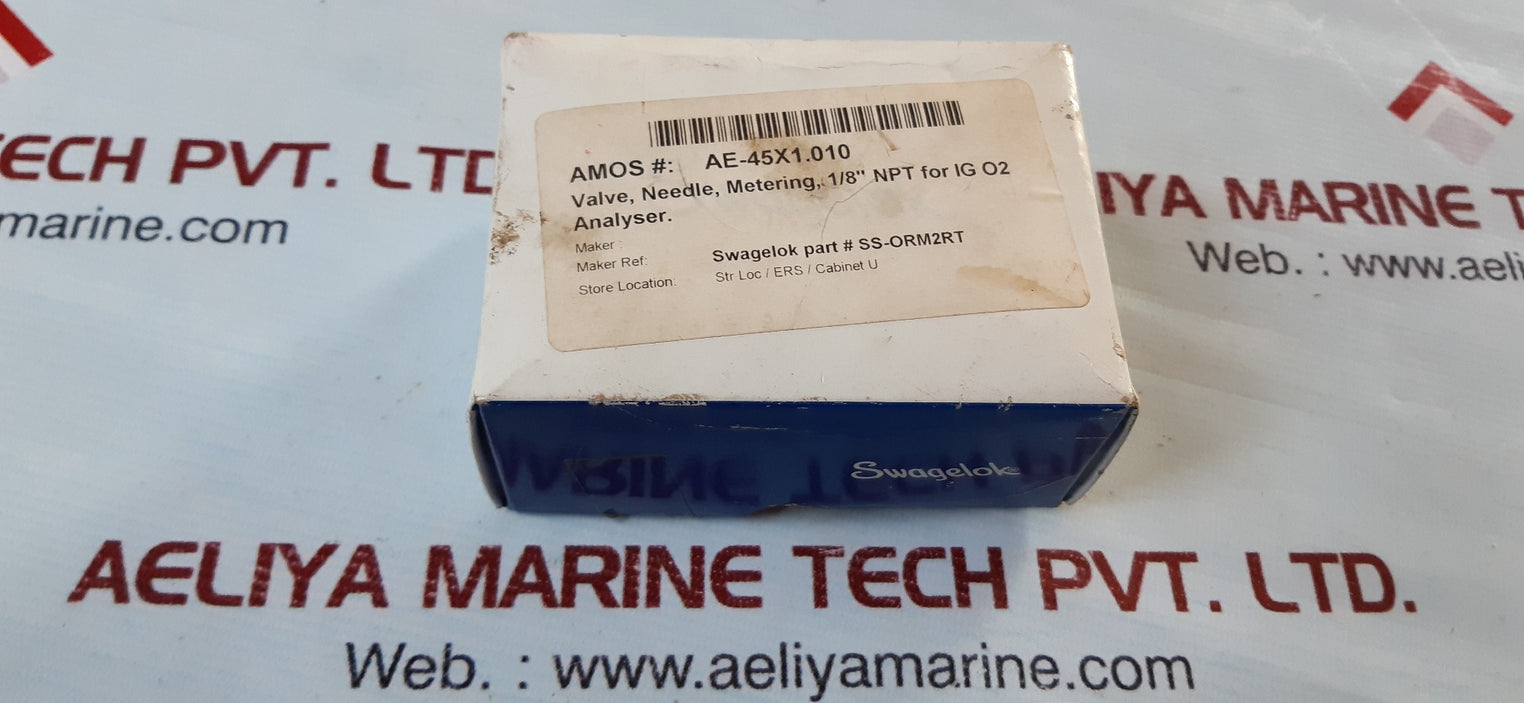 Swagelok ss-orm2rt 1/8''needle valve