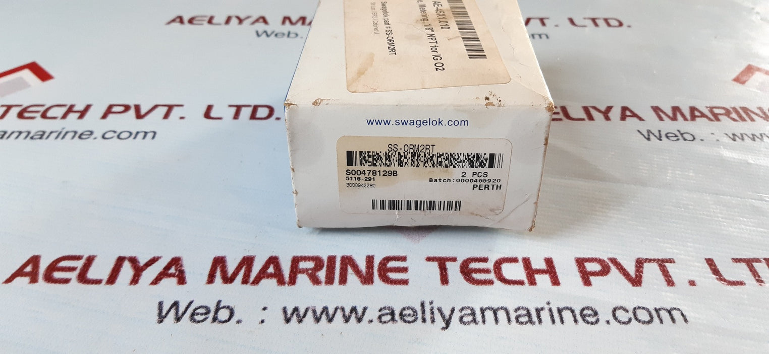 Swagelok ss-orm2rt 1/8''needle valve