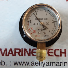 Toako cl 1.5 compound gauge 0 to 5 kgf/cm2