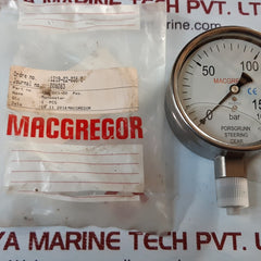 Macgregor kl.1,0 bar gauge 0 to 160 bar