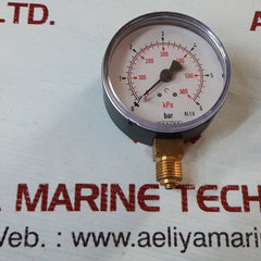 Saacke kl.1,6 pressure gauge 0-6 bar, 0-600kpa