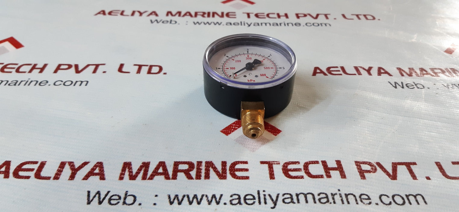 Saacke kl.1,6 pressure gauge 0-6 bar, 0-600kpa