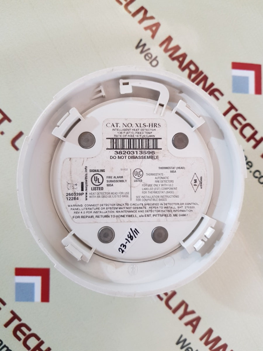 Honeywell xls hrs 3823493455 intelligent heat detector