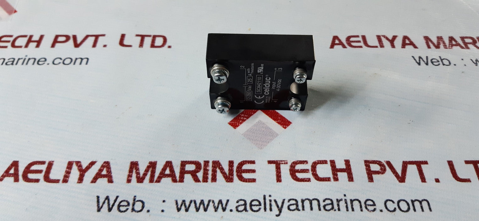 Celduc 12-280 vac solid state relay 25a