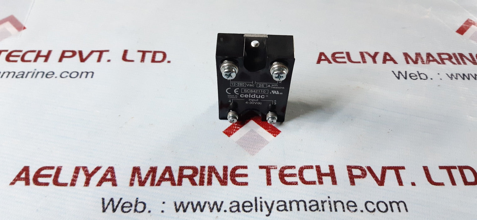 Celduc 12-280 vac solid state relay 25a