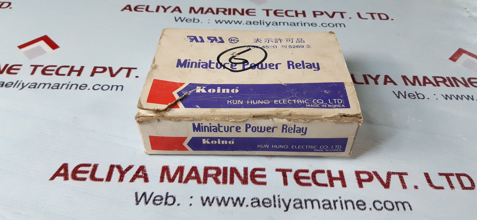 Lot of 4x Koino kh-103-4c miniature power relay ac 110v