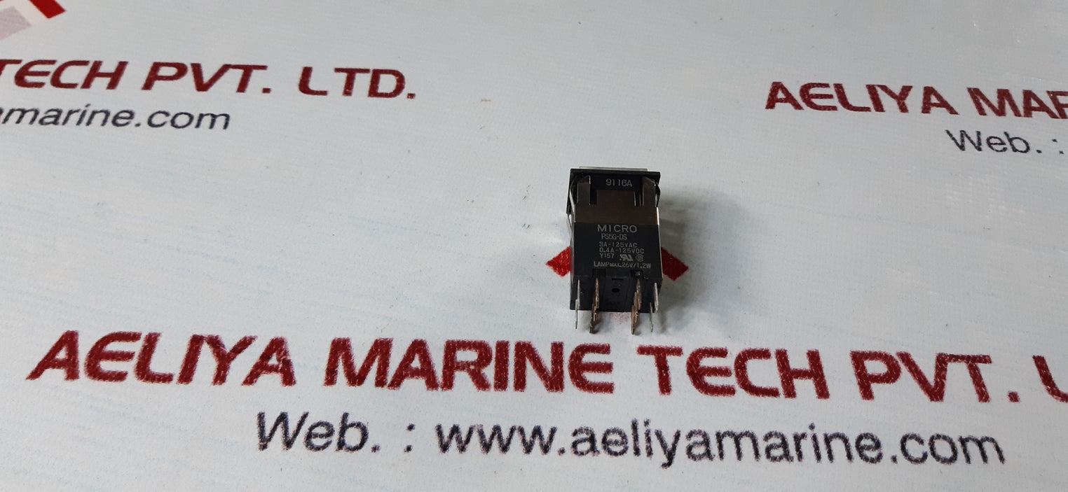 Lot Of 6X Micro Ps5G-ds Illumination Push Button Switch