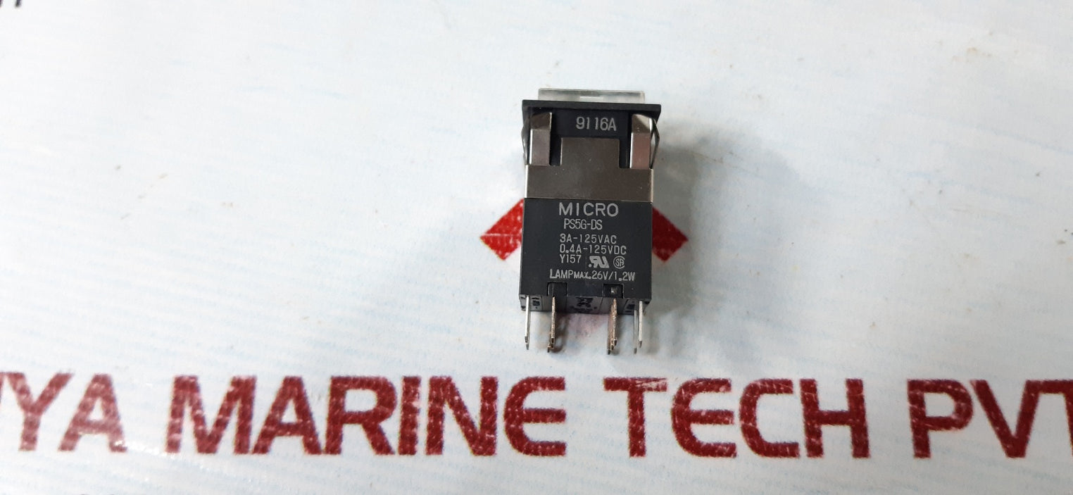 Lot Of 6X Micro Ps5G-ds Illumination Push Button Switch