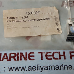 Omron my4n relay 100/110vac