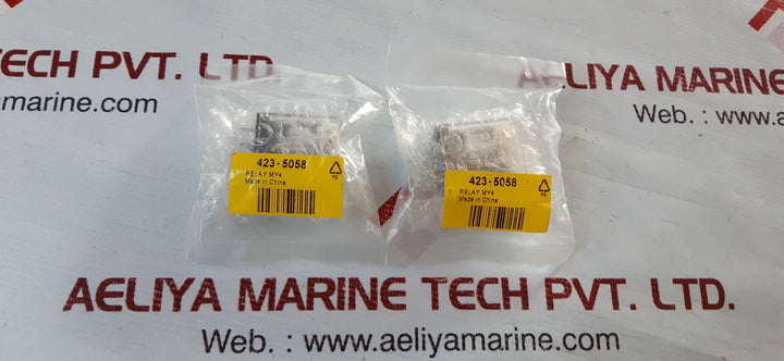 Lot Of 4X Omron My4N 100/110 Vac Relay 5A 240Vac Coil-5A 28Vdc