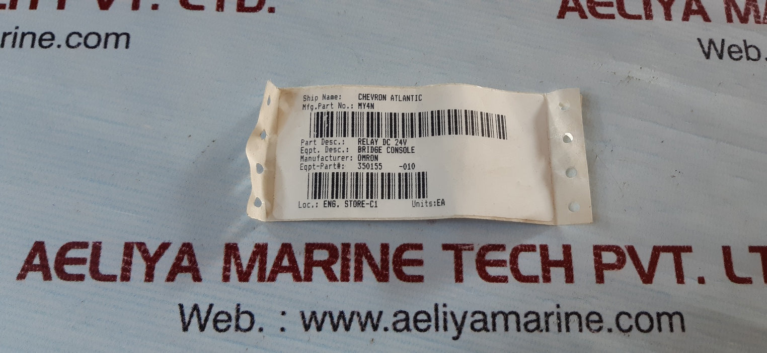 Lot Of 4X Omron My4N 100/110 Vac Relay 5A 240Vac Coil-5A 28Vdc