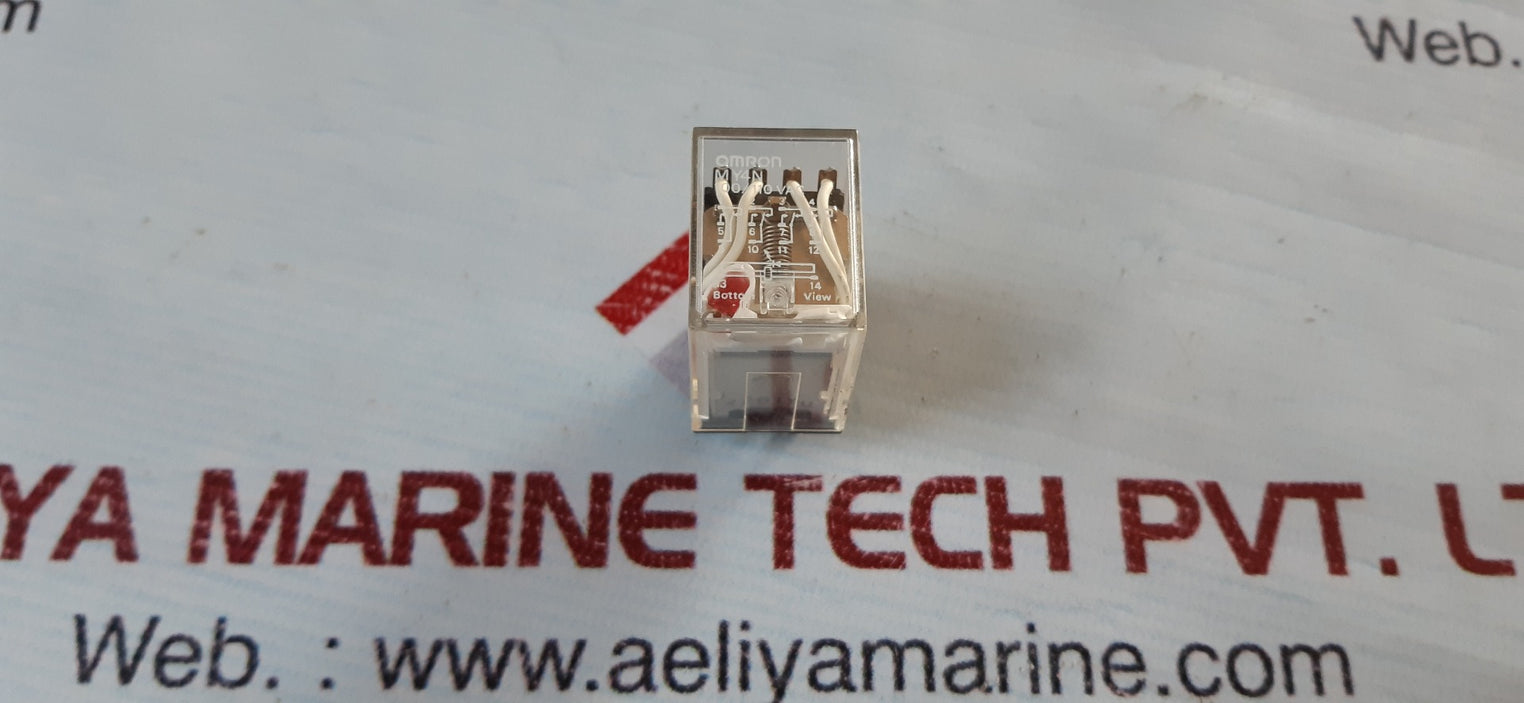 Lot Of 4X Omron My4N 100/110 Vac Relay 5A 240Vac Coil-5A 28Vdc