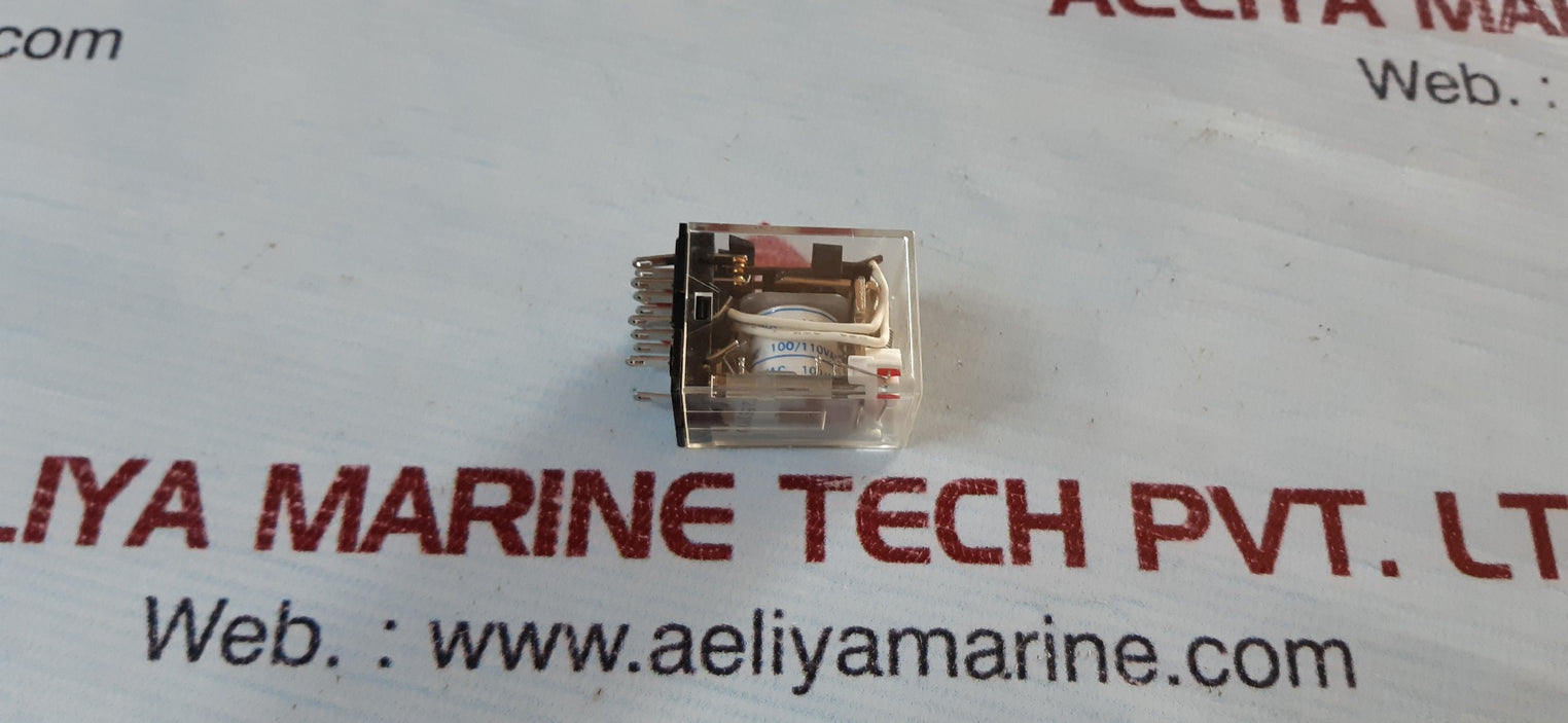 Lot Of 4X Omron My4N 100/110 Vac Relay 5A 240Vac Coil-5A 28Vdc