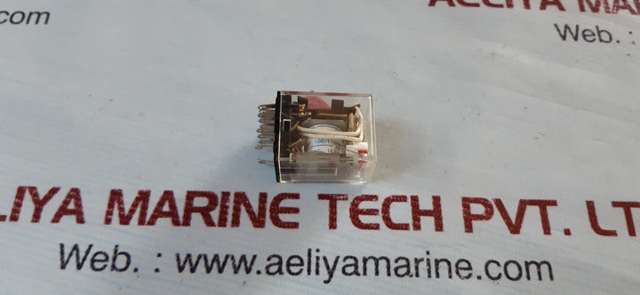Lot Of 4X Omron My4N 100/110 Vac Relay 5A 240Vac Coil-5A 28Vdc