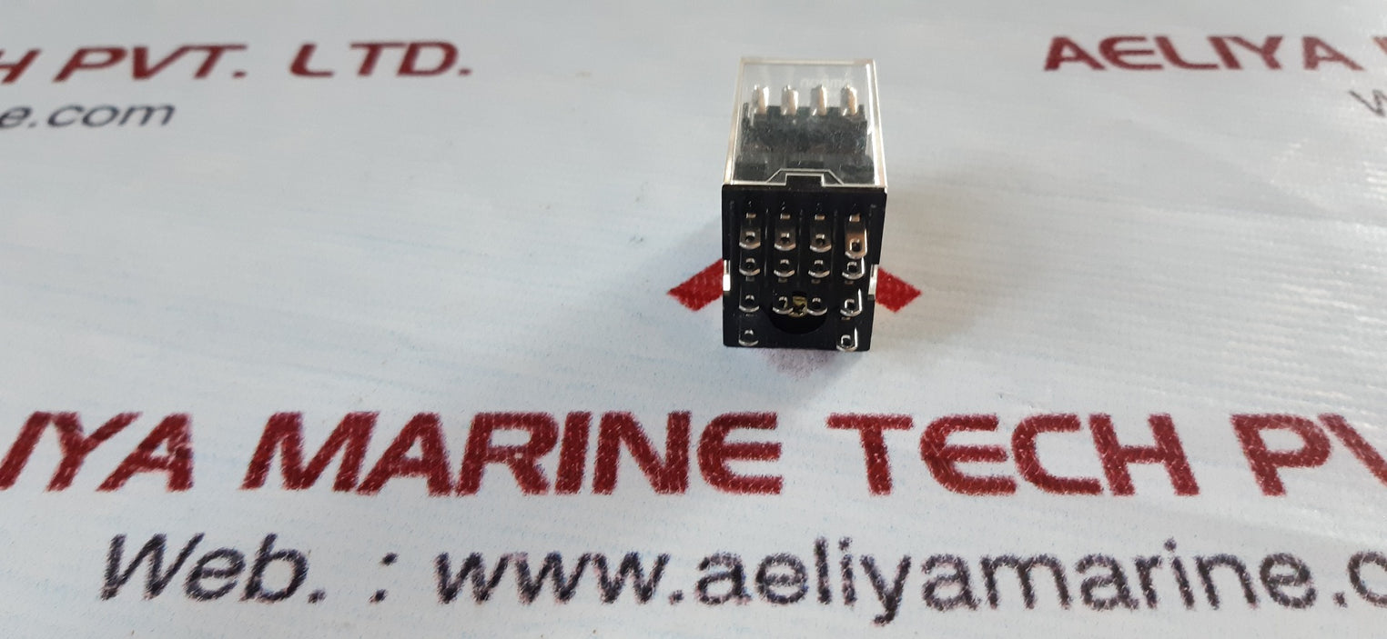 Lot Of 4X Omron My4N 100/110 Vac Relay 5A 240Vac Coil-5A 28Vdc