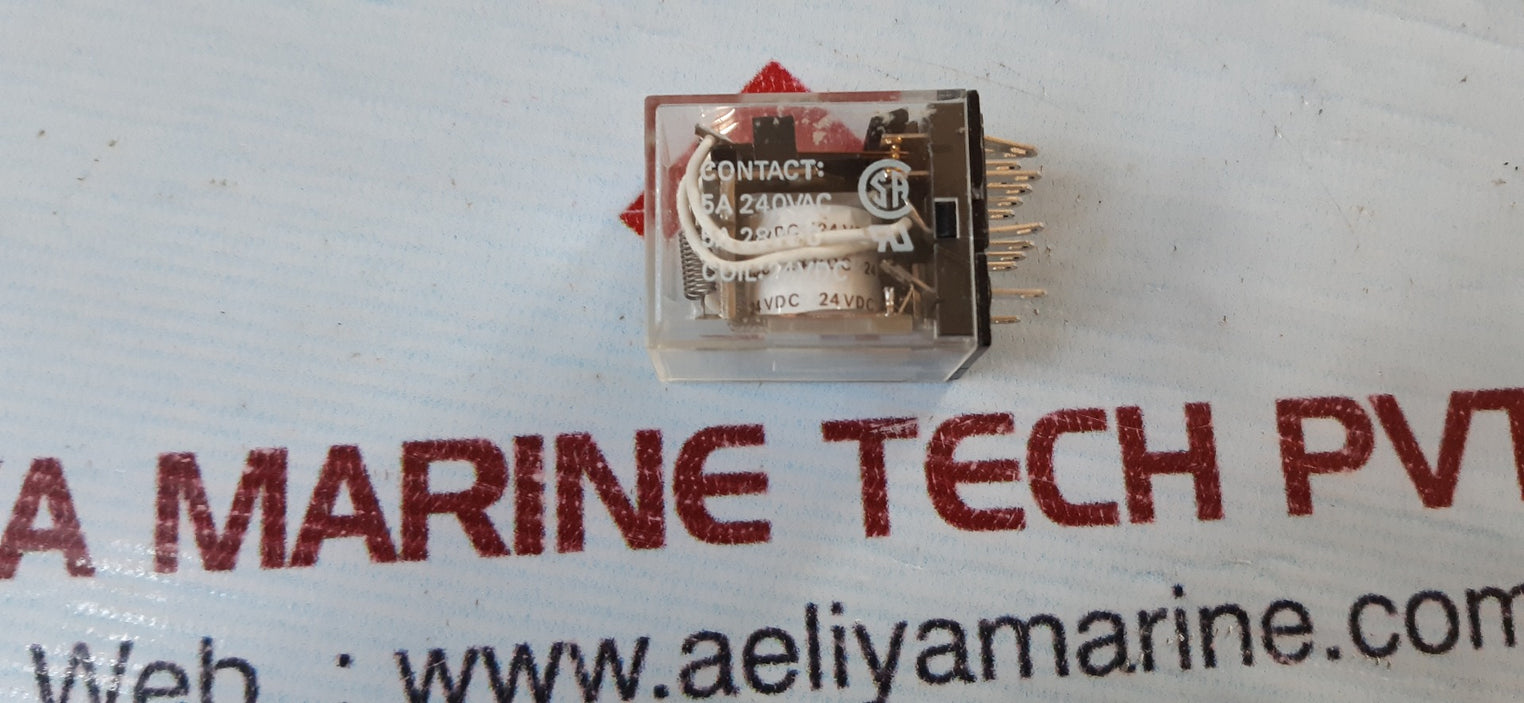 Omron my4z-d 24vdc relay 5a 240vac