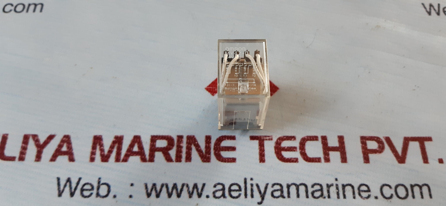 Omron my4z-d 24vdc relay 5a 240vac