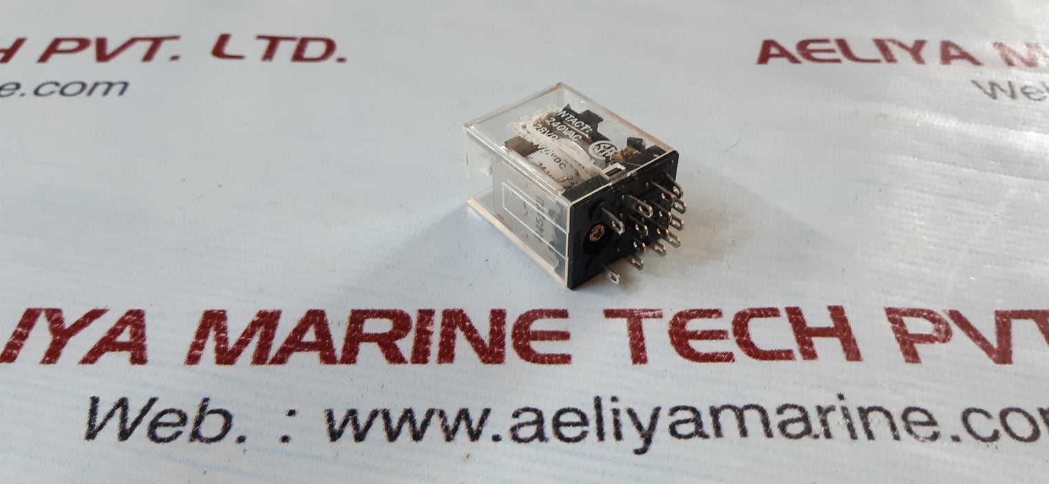 Omron my4z-d 24vdc relay 5a 240vac