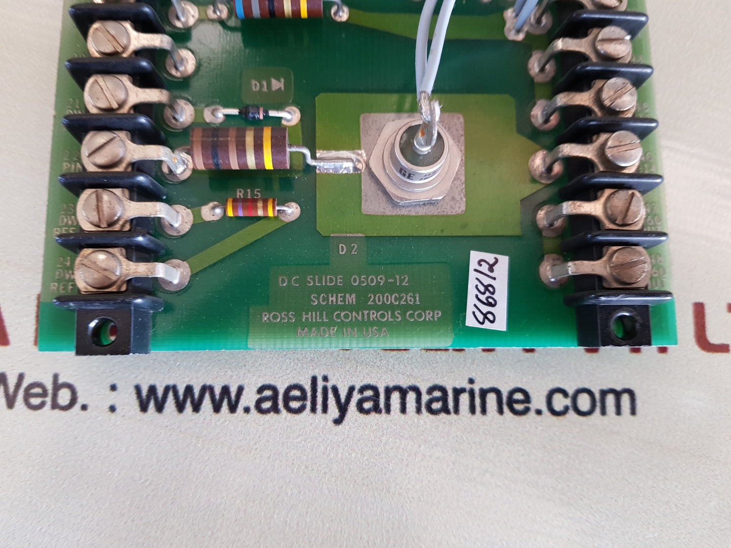 Ross Hill Controls 200C261 Pcb Card 0509-12