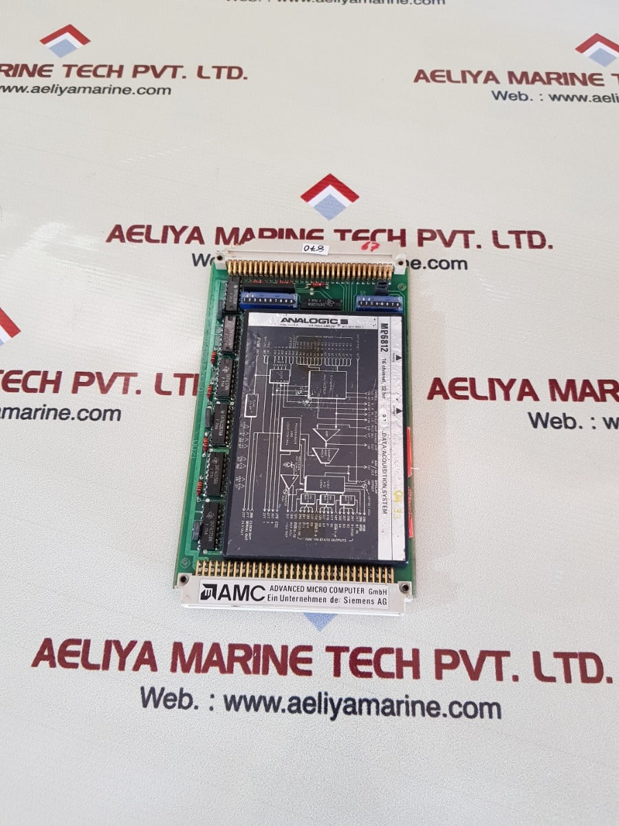 AMC c61451-a89-c11-3 module with analogic mp6812 data acquisition system