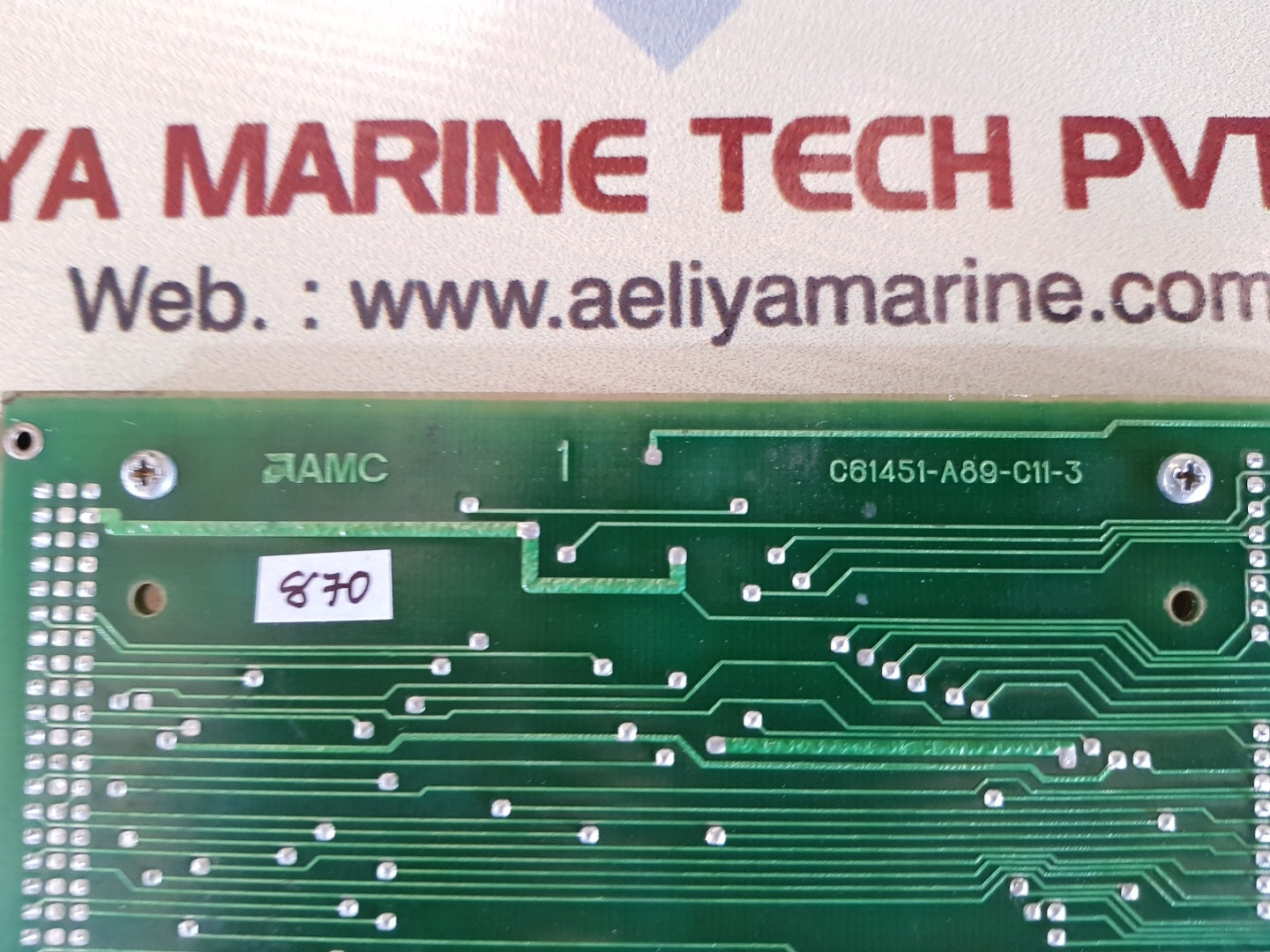 AMC c61451-a89-c11-3 module with analogic mp6812 data acquisition system