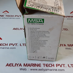 Msa 10064644 emergency escape hood,pvc,universal