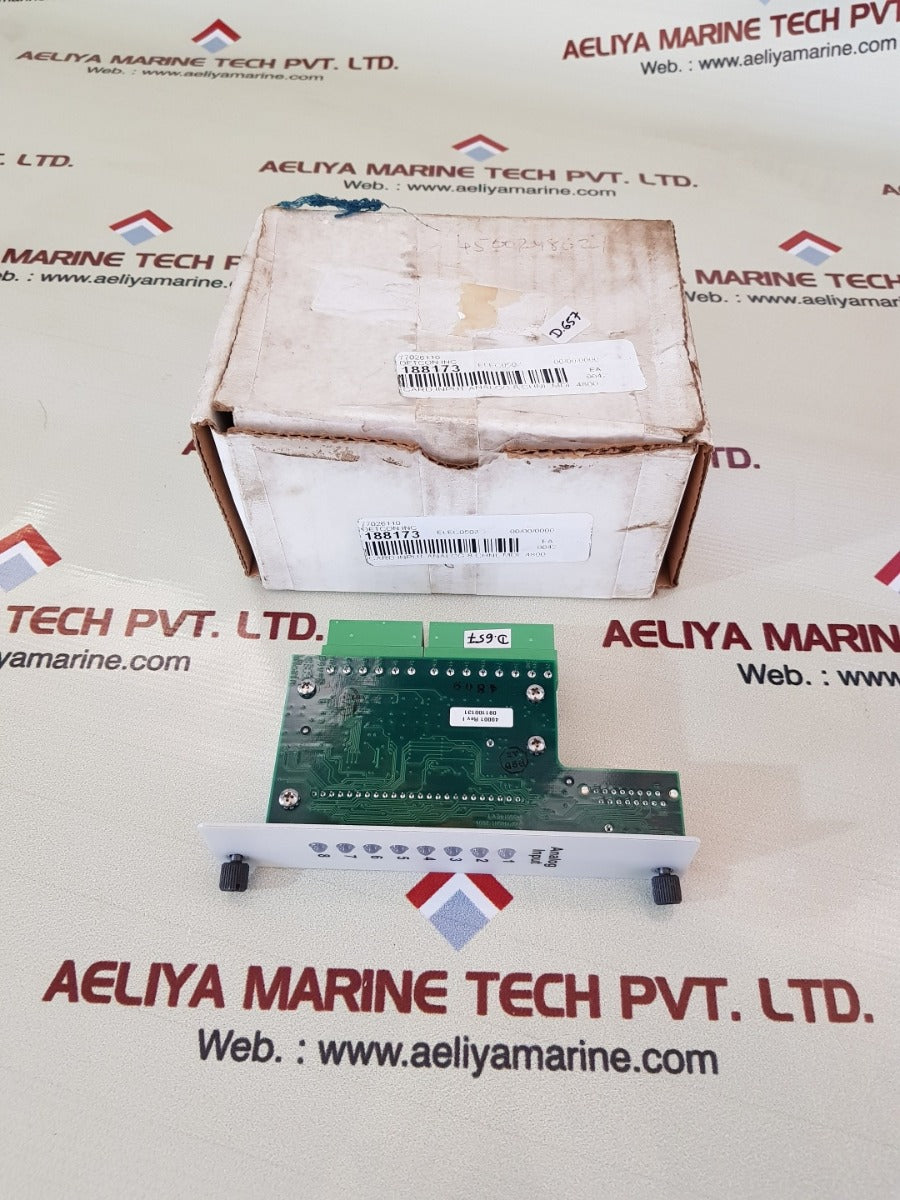 Detcon 188173 input analog 8 chnl card