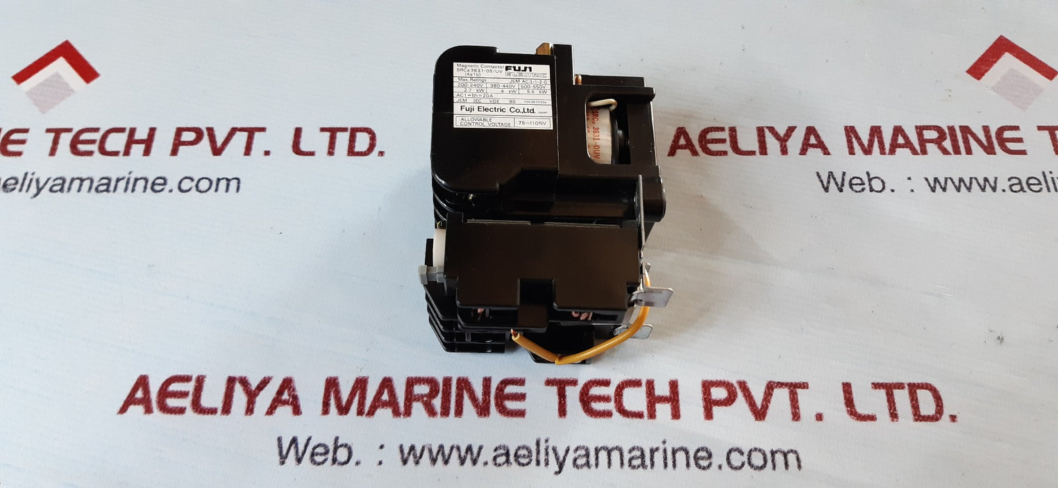 Fuji electric srca 3631-05/uv (4a 1b) magnetic contactor jem ac 3.1.2-0