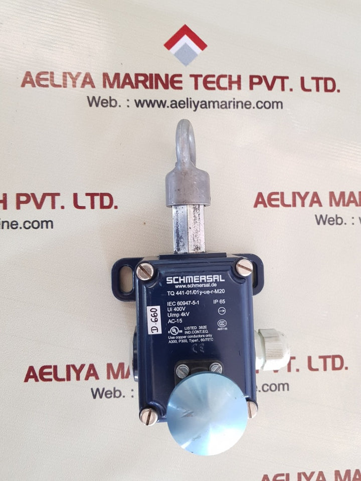 Schmersal tq 441-01/01y-ue-r-m20 pull wire switch