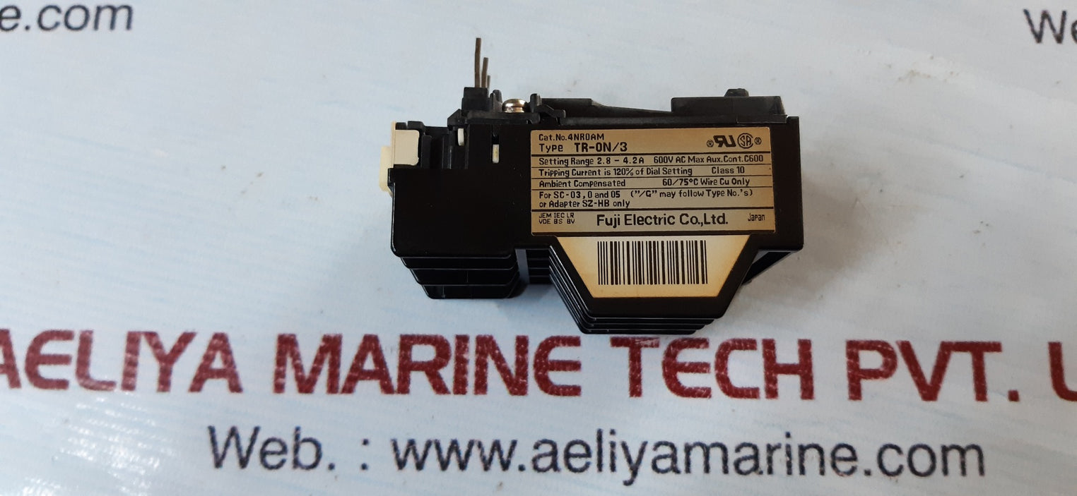 Fuji electric tr-on/3 magnetic switch 4nr0am