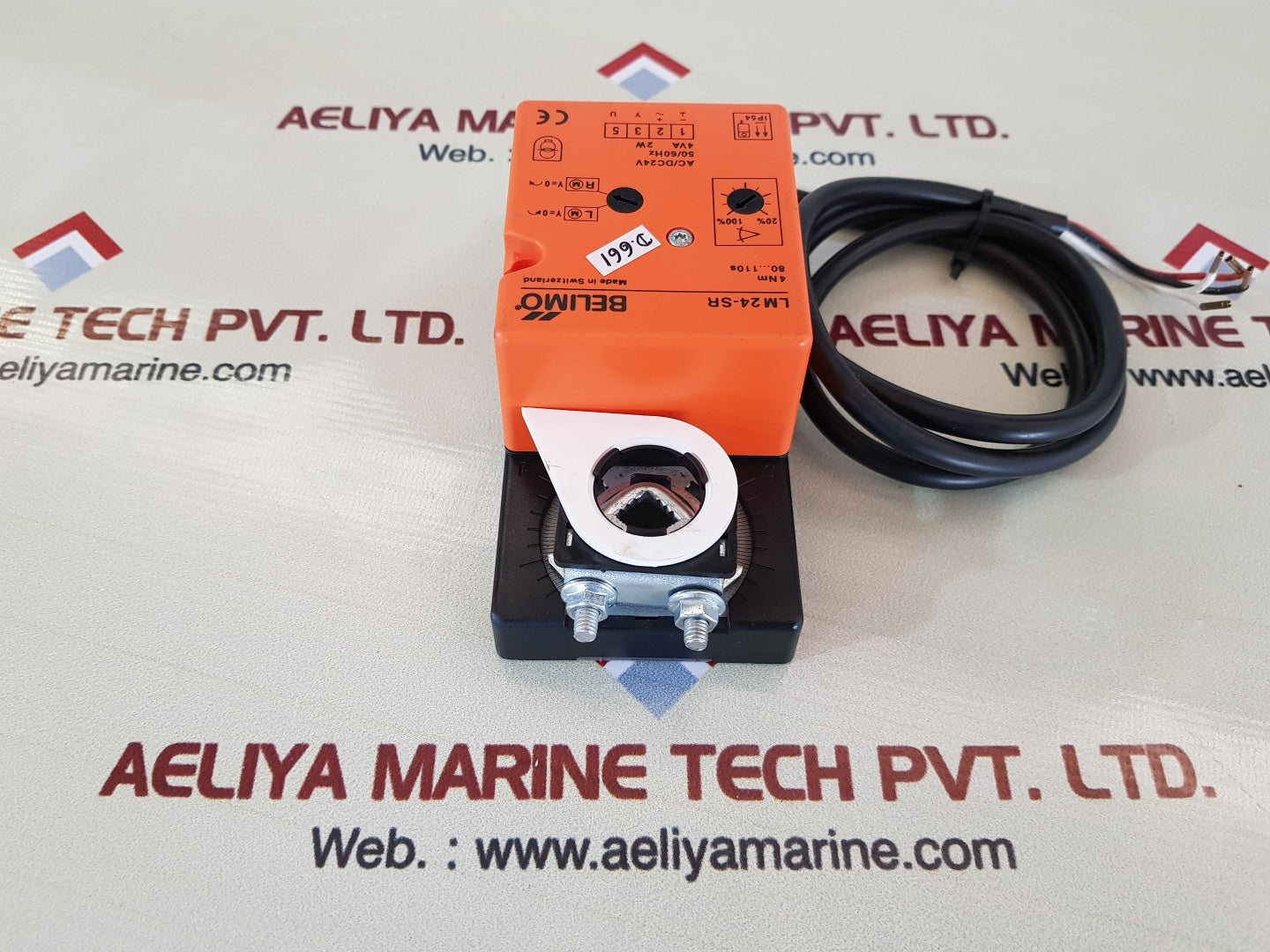 Belimo lm24-sr actuator ac/dc 24v 50/60hz 4va 2w