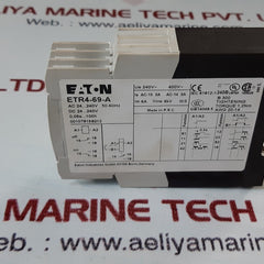 Eaton etr4-69-a time relay 24-240v 50-60hz 0,05s..100h