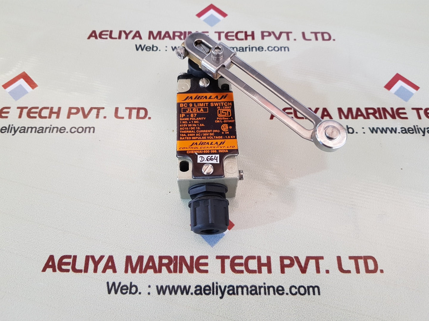 Jai balaji bc9 limit switch ip67 Aeliya Marine Tech