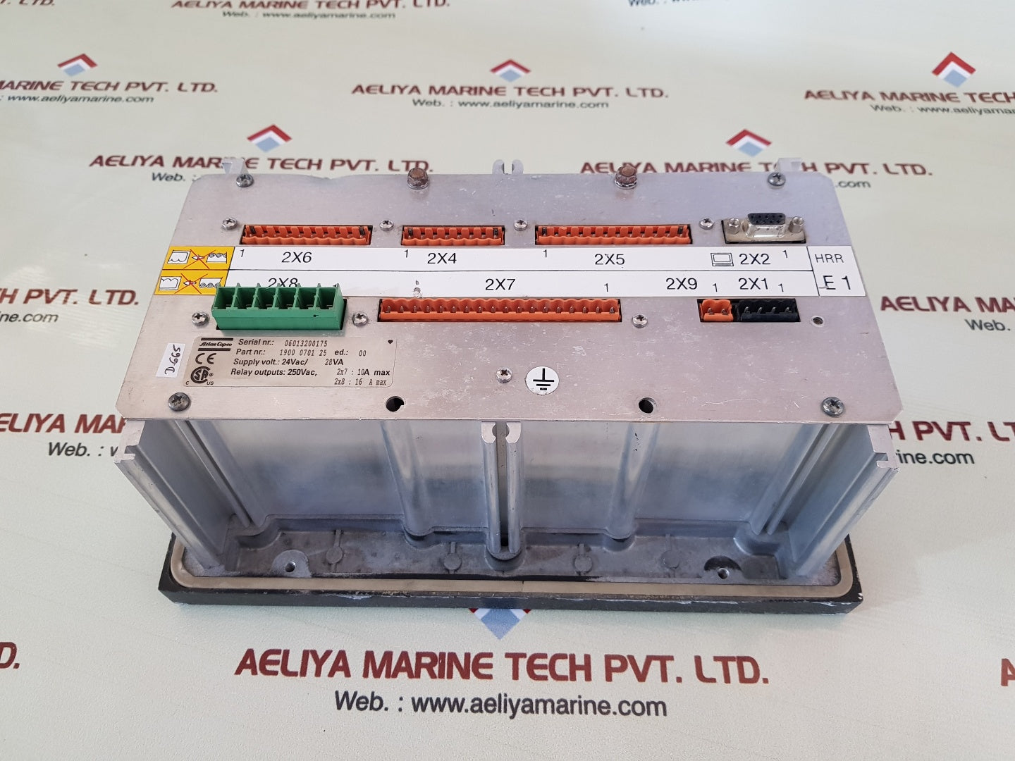 Elektronikon atlas copco 1900070125 compressor unit operator panel