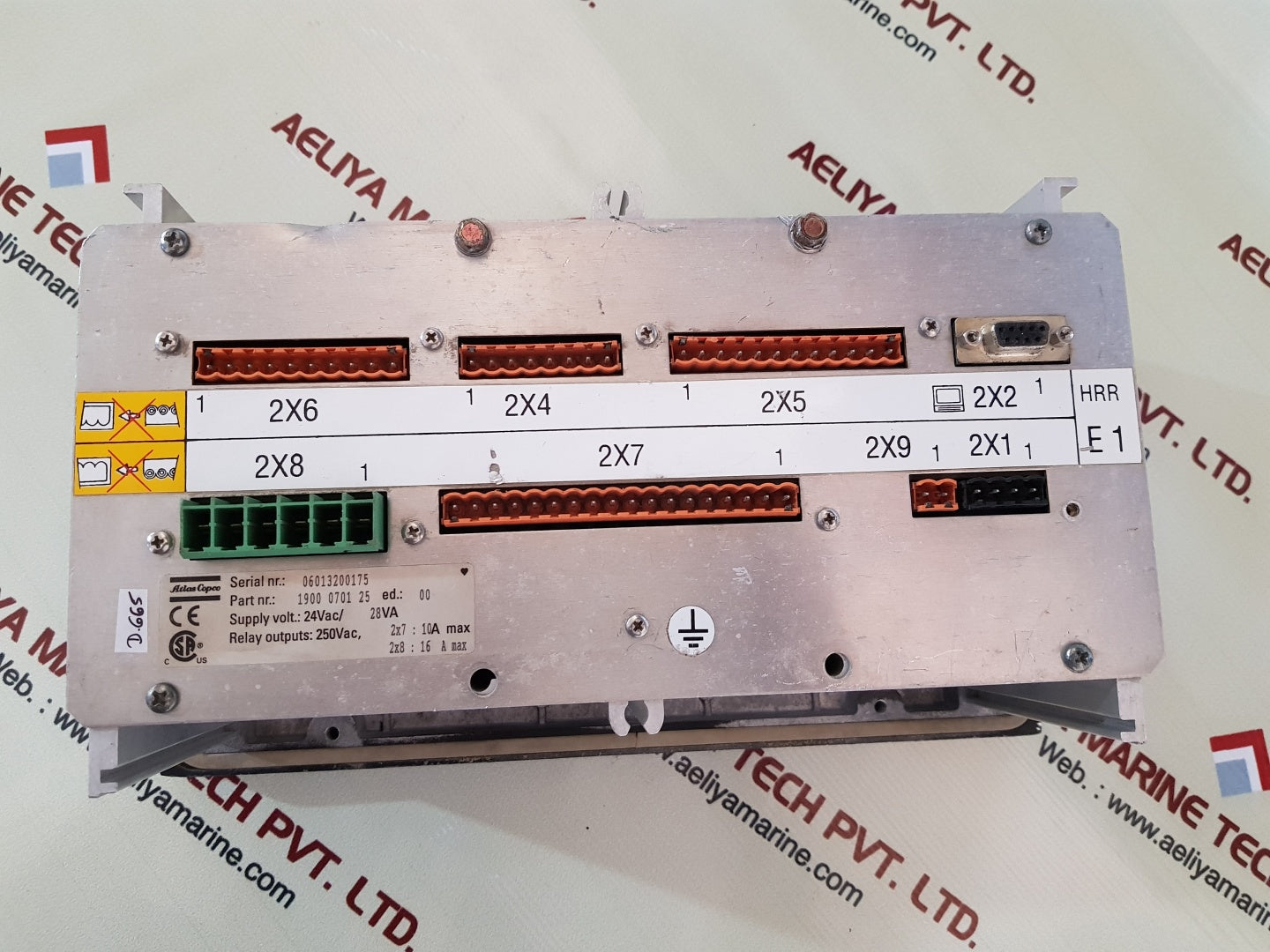 Elektronikon atlas copco 1900070125 compressor unit operator panel