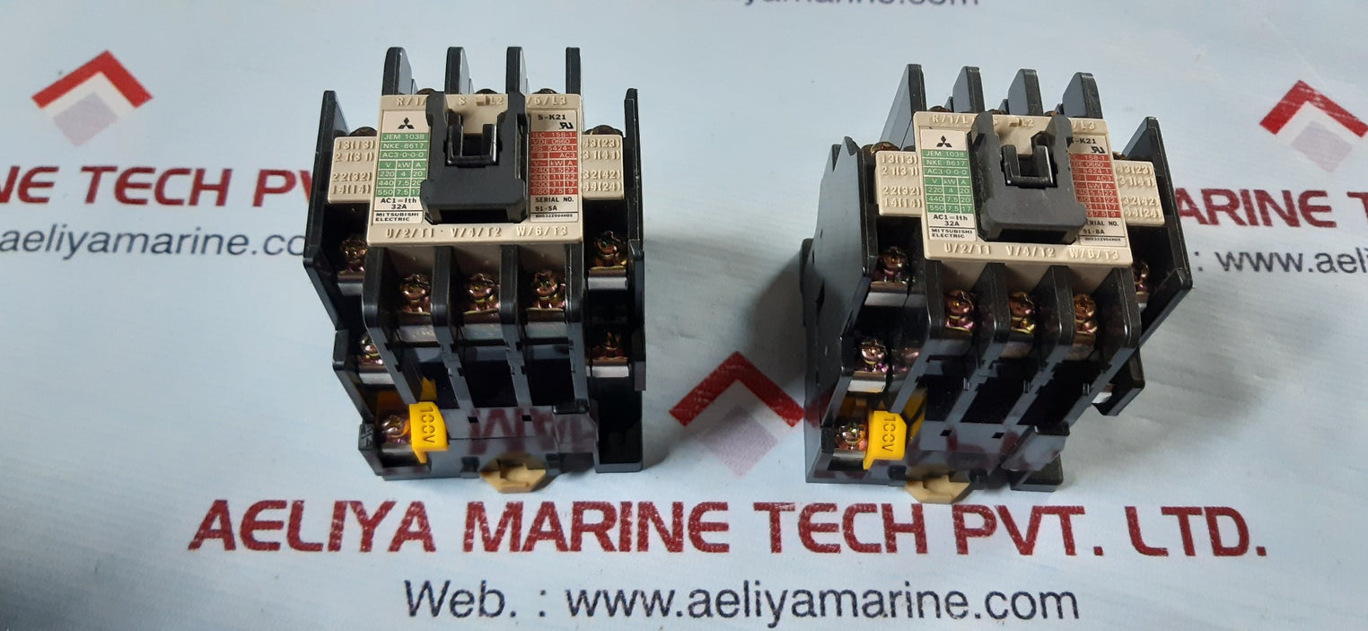 Mitsubishi s-k21 magnetic contactor ac110v