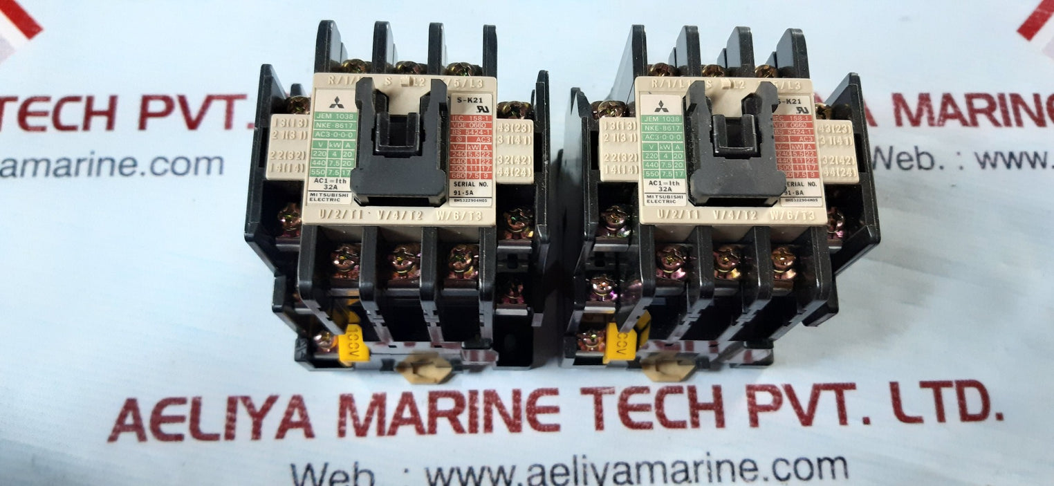 Mitsubishi s-k21 magnetic contactor ac110v