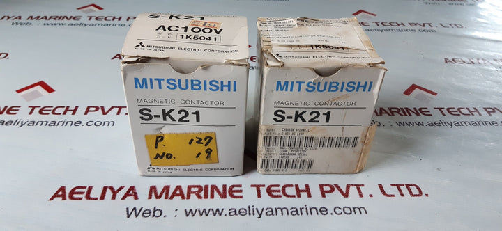 Mitsubishi s-k21 magnetic contactor ac110v