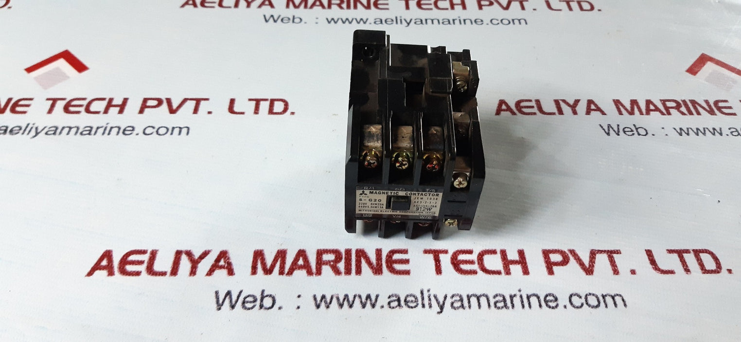 Mitsubishi s-g20 jem 1038 magnetic contactor