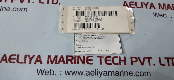 Mitsubishi s-k11 magnetic switch