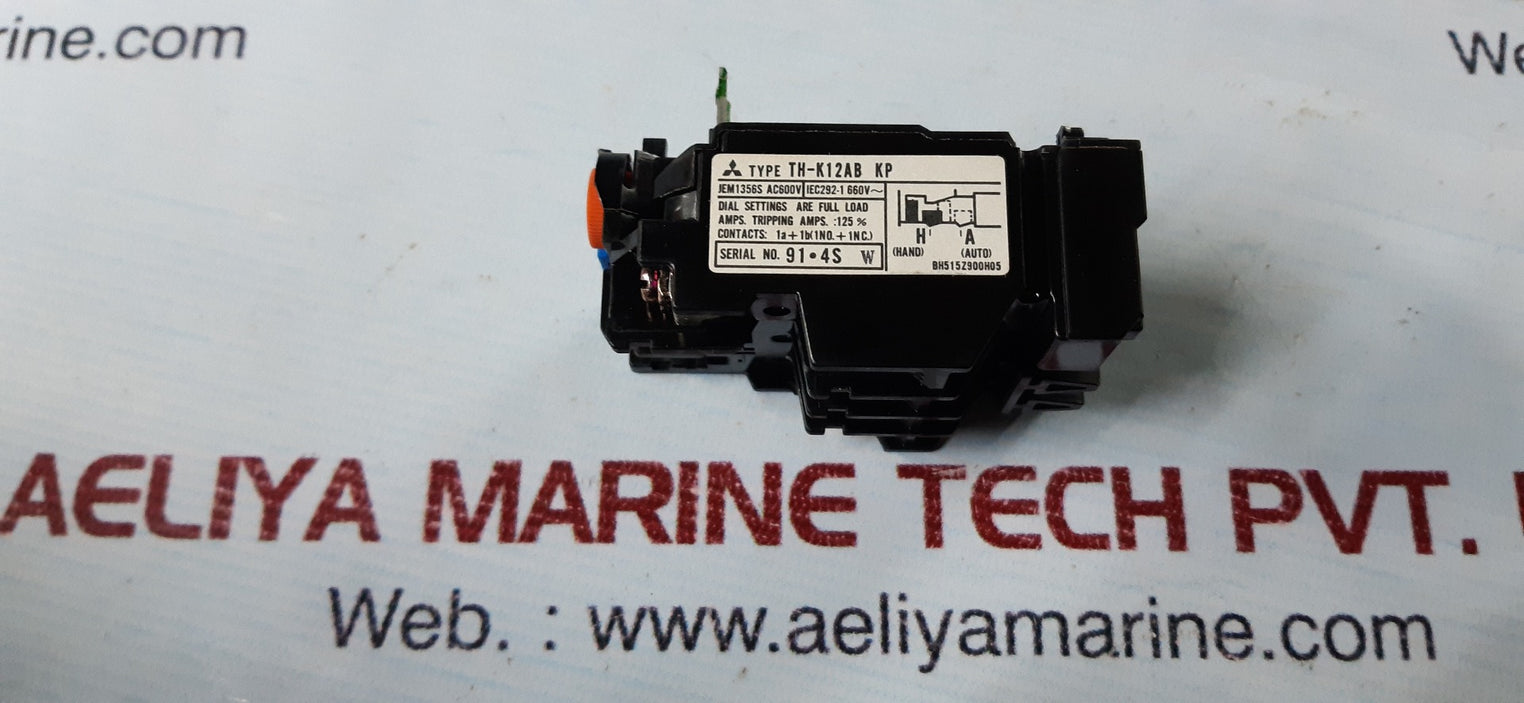Mitsubishi th-k12ab kp over current relay