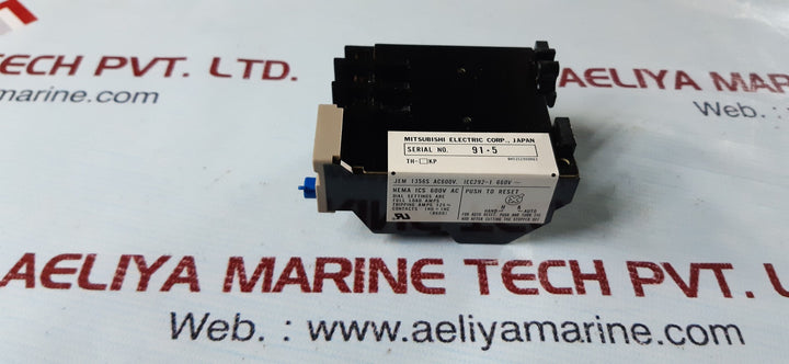 Mitsubishi th-k20kp thermal overload relay 3.6a