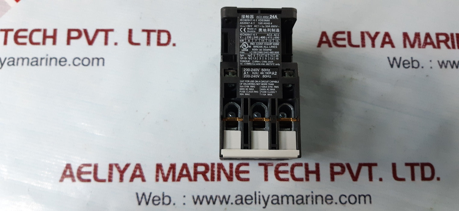 Benedikt & jager k3-24b00 contactor 40.03.685