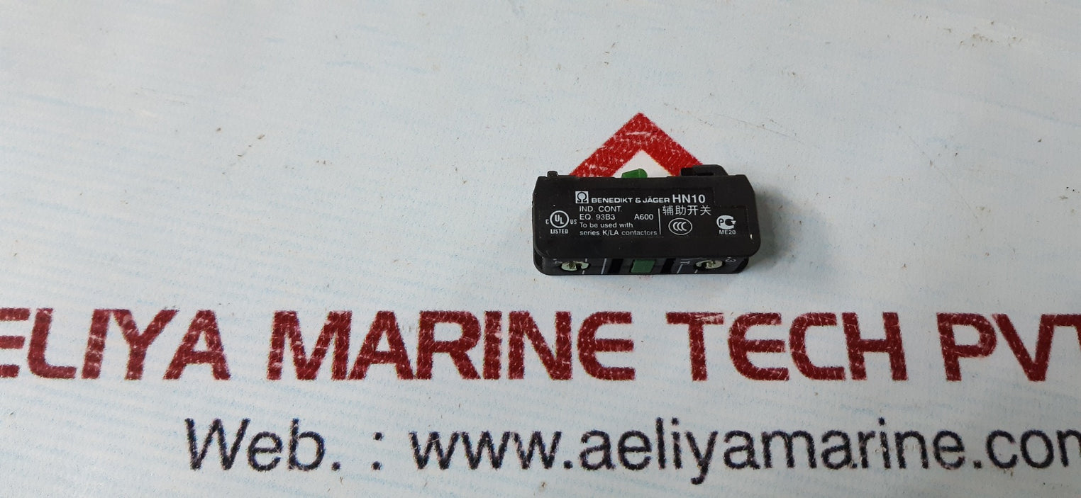 Benedikt & jager k3-24b00 contactor 40.03.685