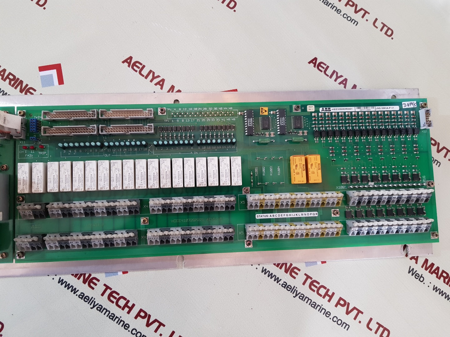 Abb hiee305082r0001 digital i/o card uns0862