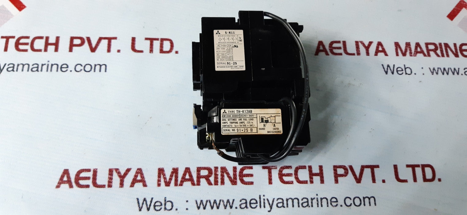 Mitsubishi electric s-k11 th-k12ab overload relay